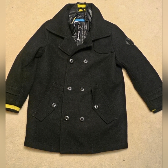 Mexx Youth Boy Peacoat  Winter Coat Jacket - Size M(6) Gray - Picture 1 of 12